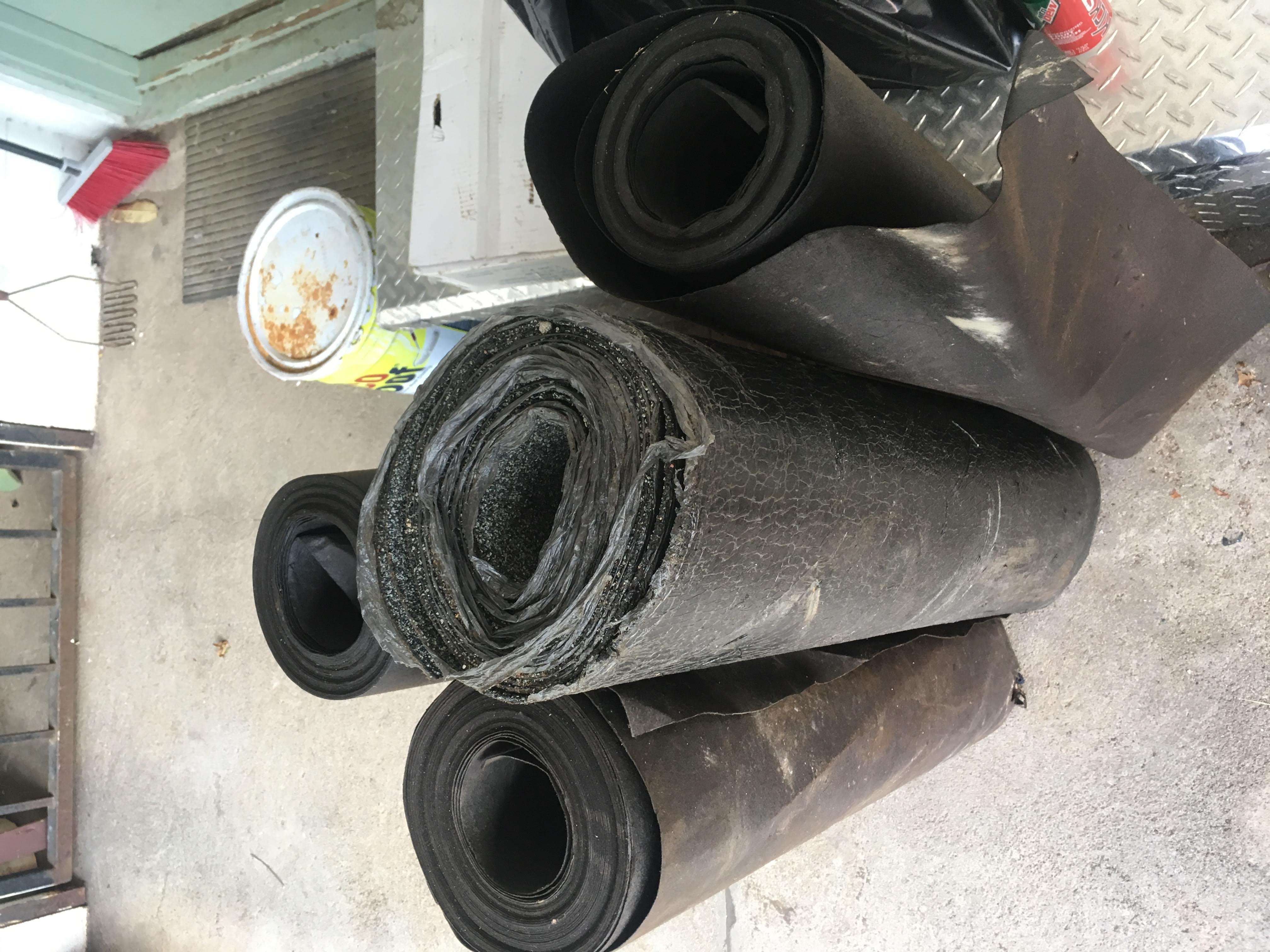 Modified bitumen roofing rolls